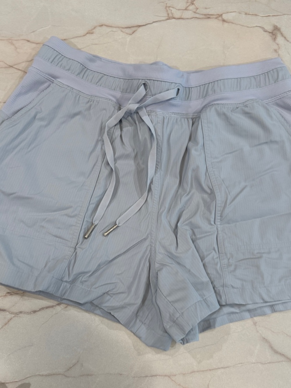 lululemon athletica Pale Blue Women's Drawstring Athletic Shorts